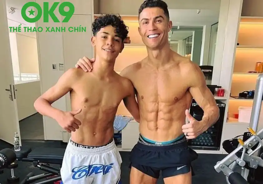 Con trai của Ronaldo được đánh giá rất cao về khả năng phát triển trong tương lai. Ảnh: AFP